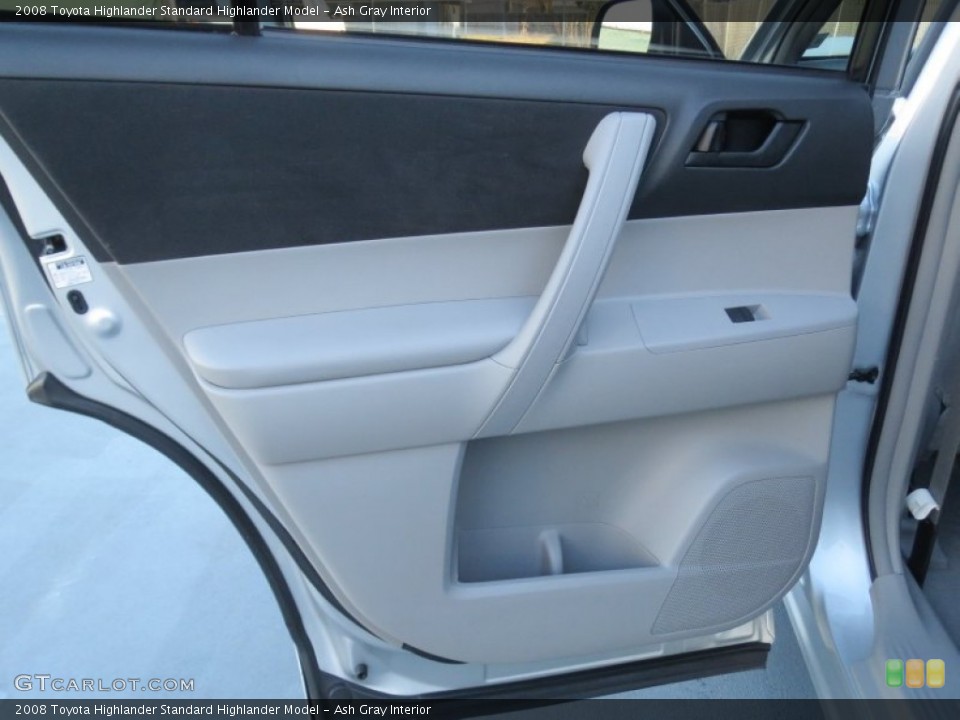 Ash Gray Interior Door Panel for the 2008 Toyota Highlander  #76081625