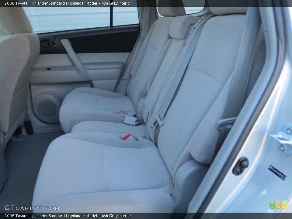Ash Gray Interior Photo for the 2008 Toyota Highlander  #76081642