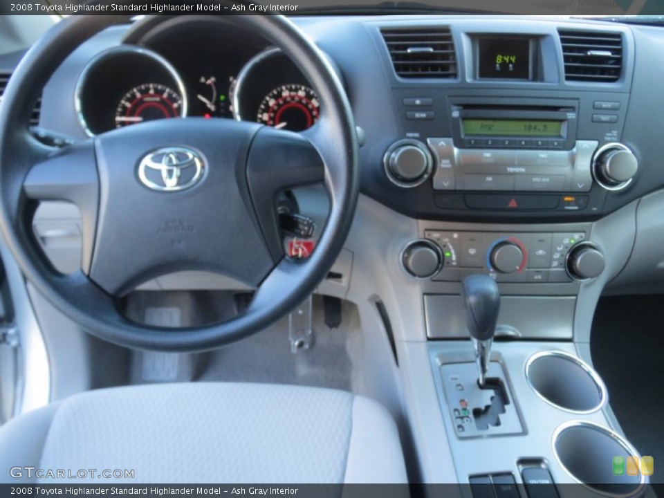 Ash Gray Interior Dashboard for the 2008 Toyota Highlander  #76081724