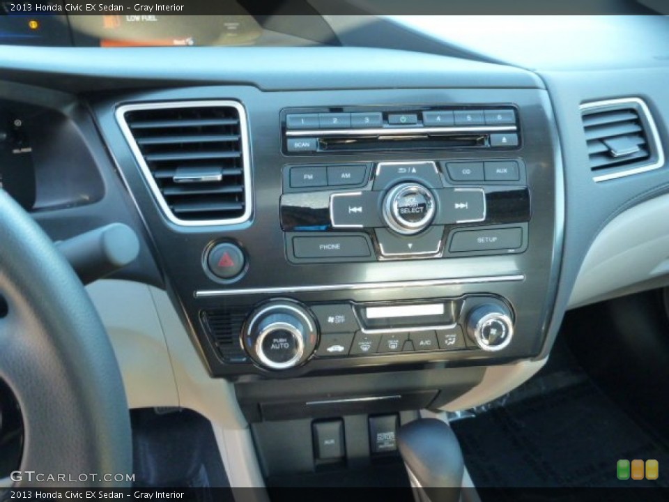 Gray Interior Controls for the 2013 Honda Civic EX Sedan #76082033