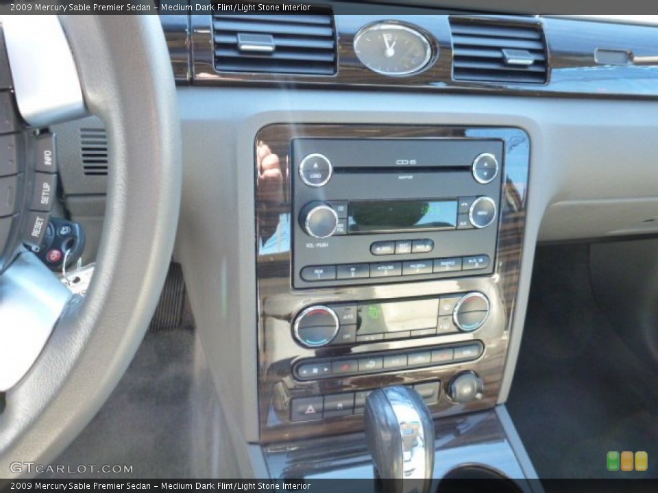 Medium Dark Flint/Light Stone Interior Controls for the 2009 Mercury Sable Premier Sedan #76082132