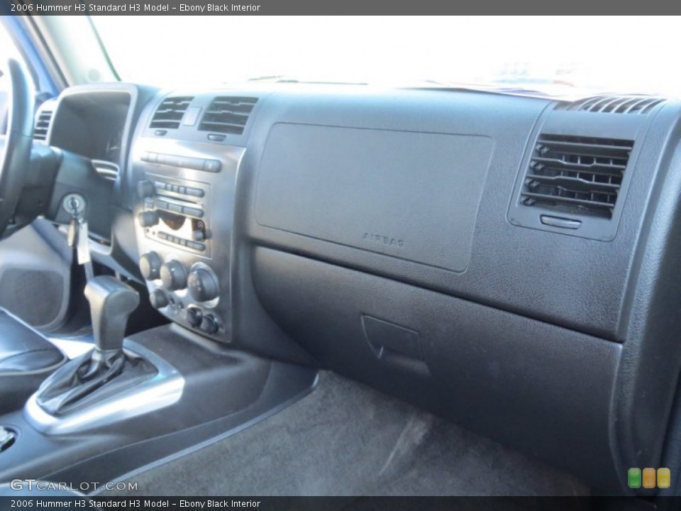 Ebony Black Interior Dashboard for the 2006 Hummer H3  #76082279