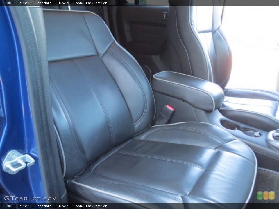 Ebony Black Interior Front Seat for the 2006 Hummer H3  #76082297