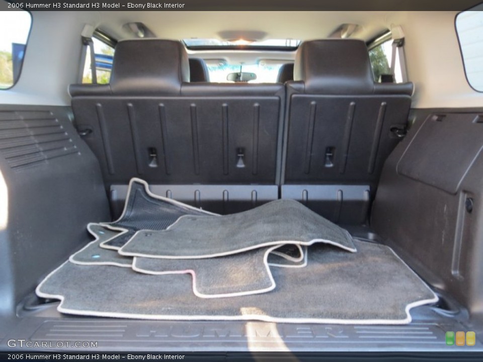 Ebony Black Interior Trunk for the 2006 Hummer H3  #76082354