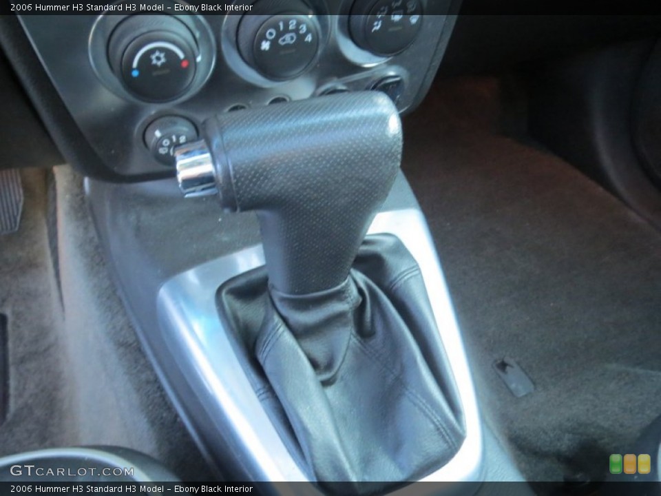 Ebony Black Interior Transmission for the 2006 Hummer H3  #76082579