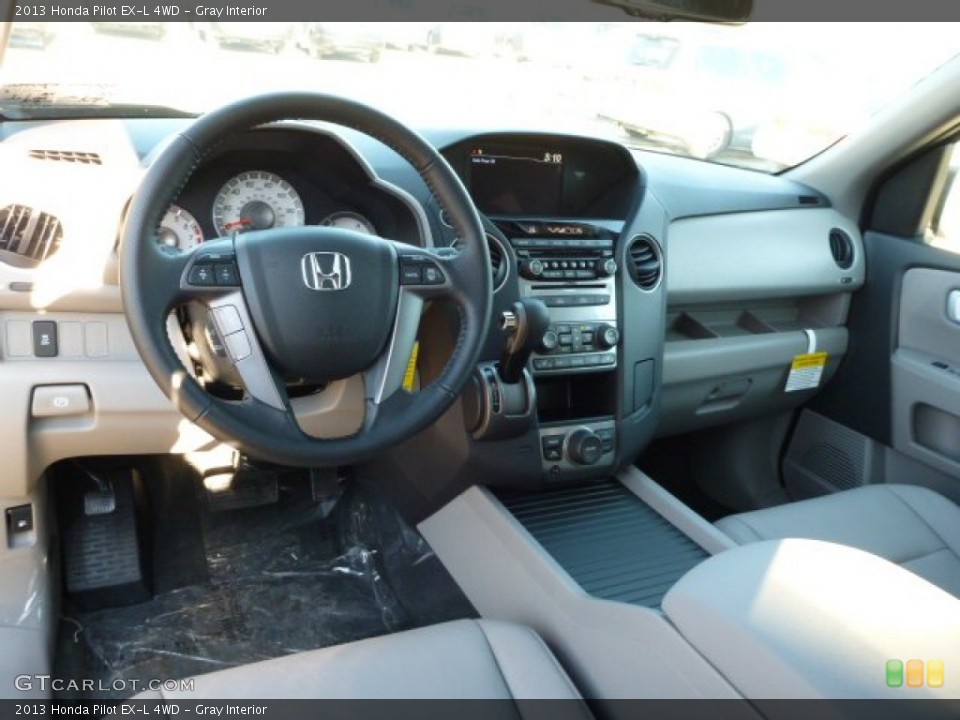Gray Interior Prime Interior for the 2013 Honda Pilot EX-L 4WD #76083227