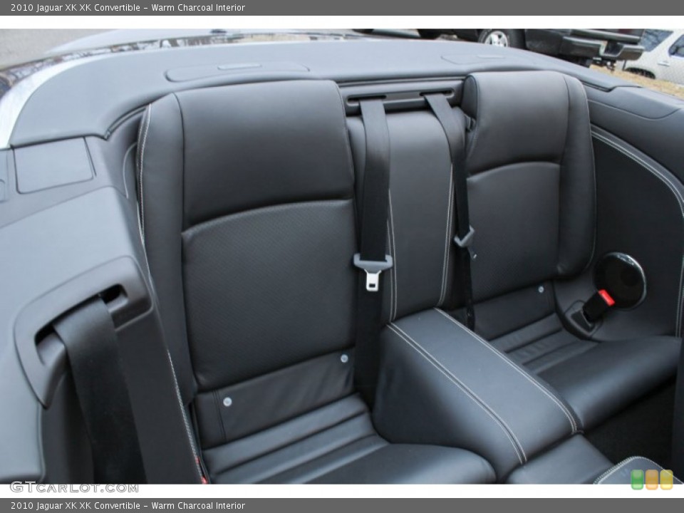 Warm Charcoal Interior Rear Seat for the 2010 Jaguar XK XK Convertible #76083410