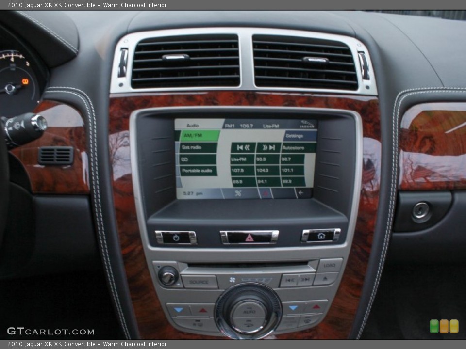 Warm Charcoal Interior Controls for the 2010 Jaguar XK XK Convertible #76083488