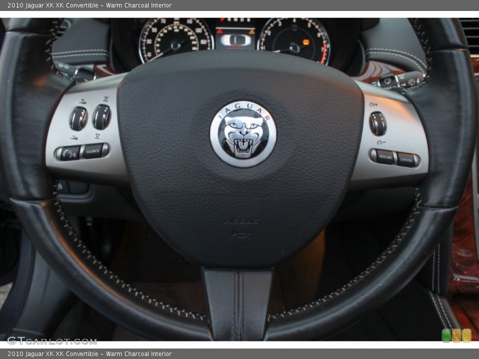 Warm Charcoal Interior Steering Wheel for the 2010 Jaguar XK XK Convertible #76083575