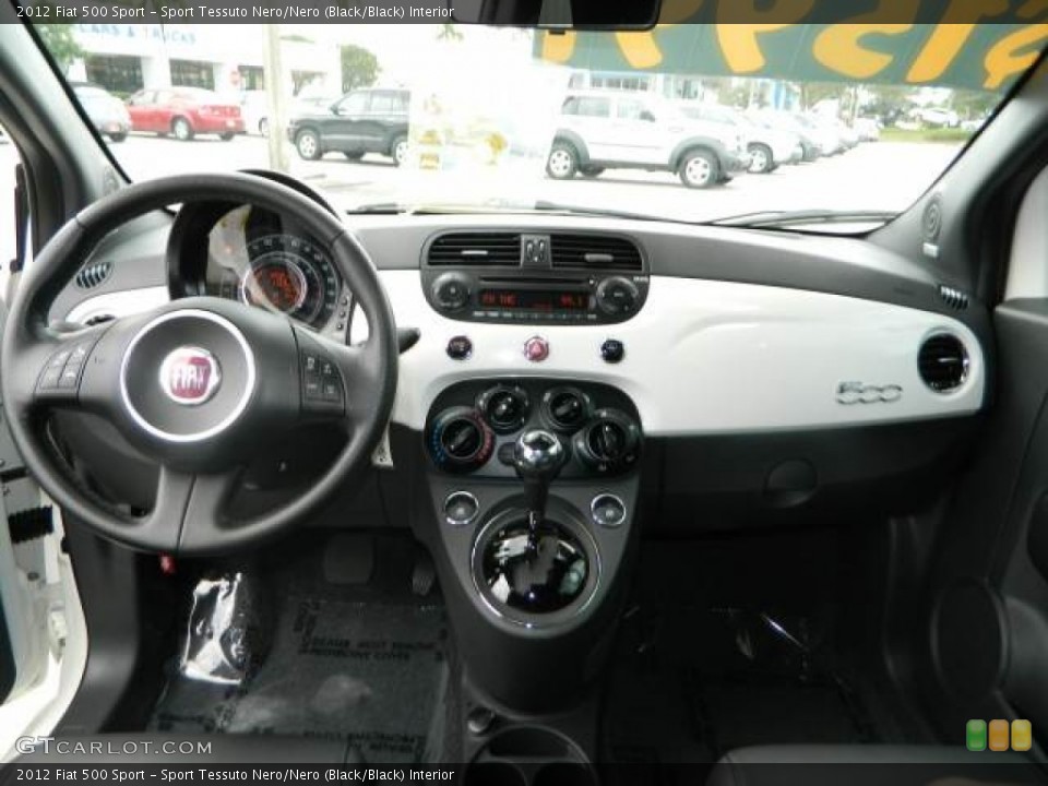 Sport Tessuto Nero/Nero (Black/Black) Interior Dashboard for the 2012 Fiat 500 Sport #76084442