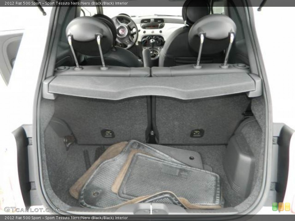 Sport Tessuto Nero/Nero (Black/Black) Interior Trunk for the 2012 Fiat 500 Sport #76084712