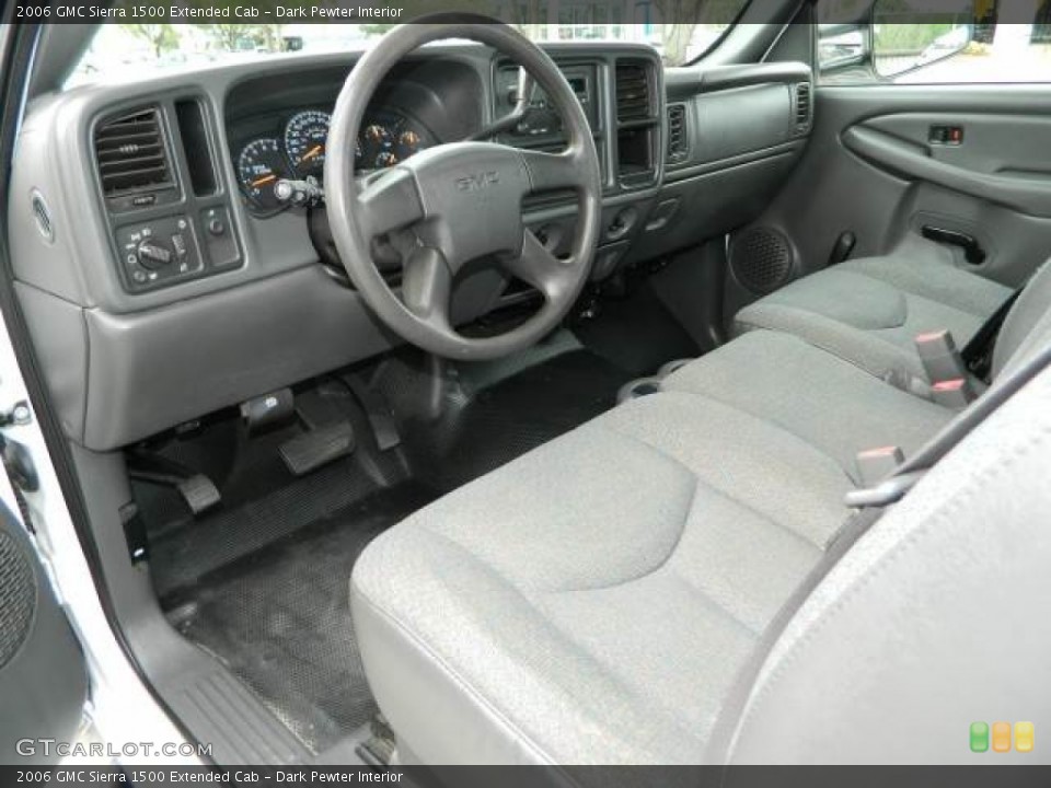 Dark Pewter Interior Prime Interior for the 2006 GMC Sierra 1500 Extended Cab #76085843