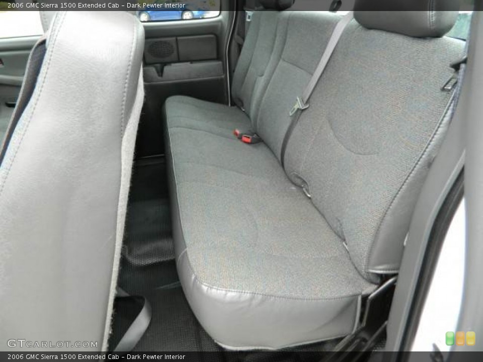 Dark Pewter Interior Rear Seat for the 2006 GMC Sierra 1500 Extended Cab #76085861