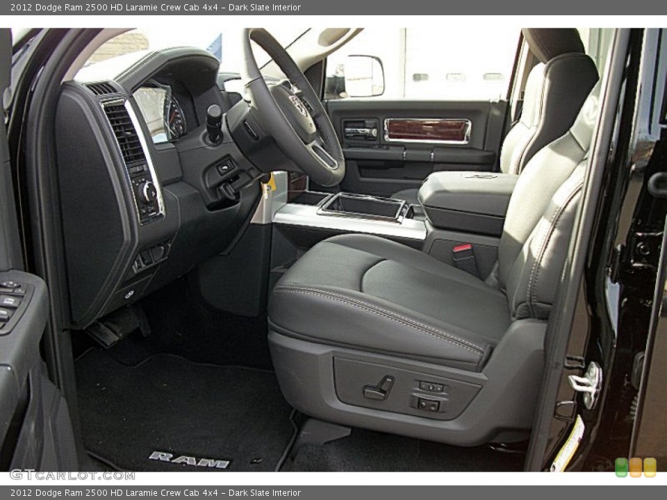 Dark Slate Interior Photo for the 2012 Dodge Ram 2500 HD Laramie Crew Cab 4x4 #76087072