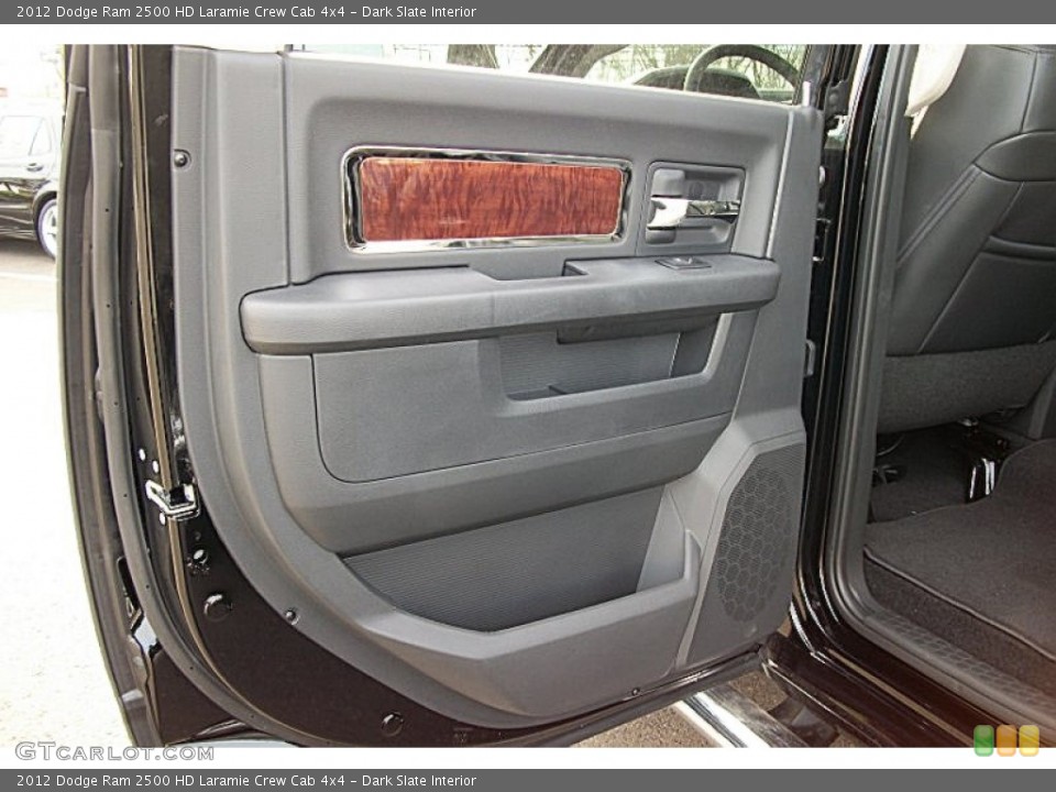 Dark Slate Interior Door Panel for the 2012 Dodge Ram 2500 HD Laramie Crew Cab 4x4 #76087147