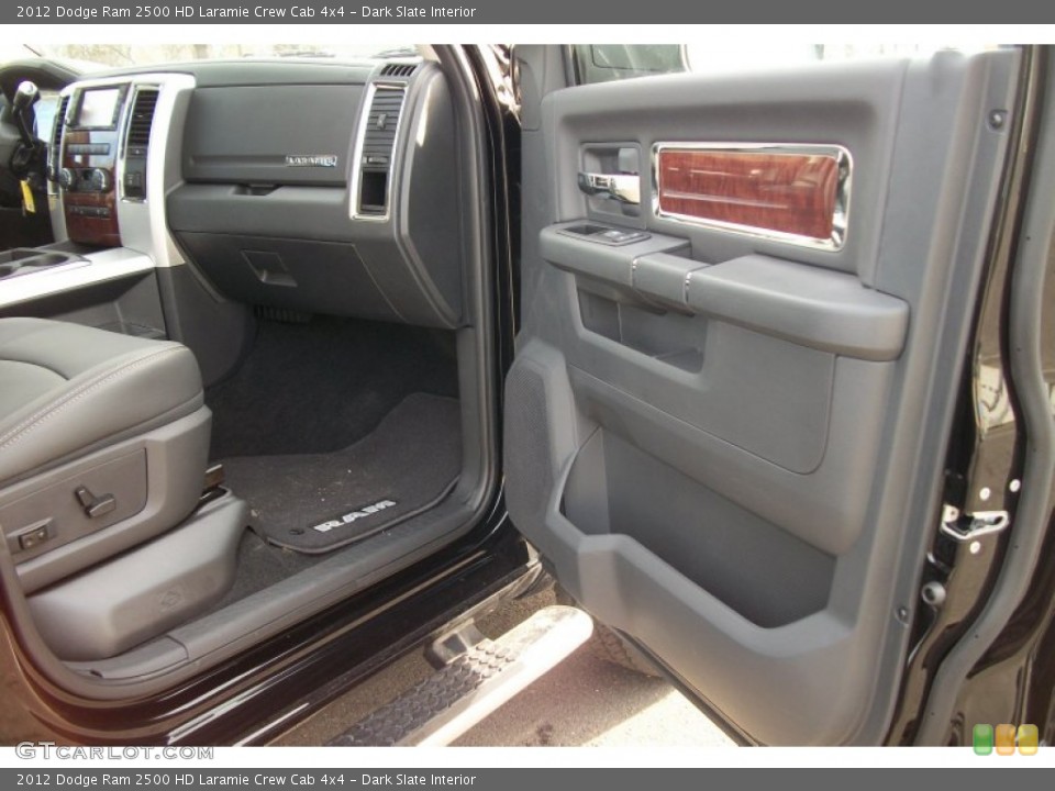Dark Slate Interior Door Panel for the 2012 Dodge Ram 2500 HD Laramie Crew Cab 4x4 #76087193