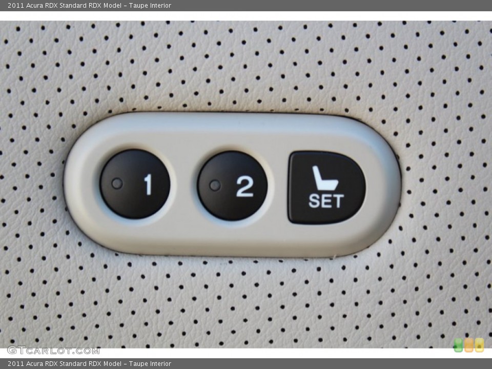 Taupe Interior Controls for the 2011 Acura RDX  #76092487