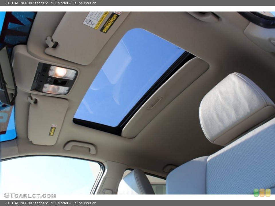 Taupe Interior Sunroof for the 2011 Acura RDX  #76092543