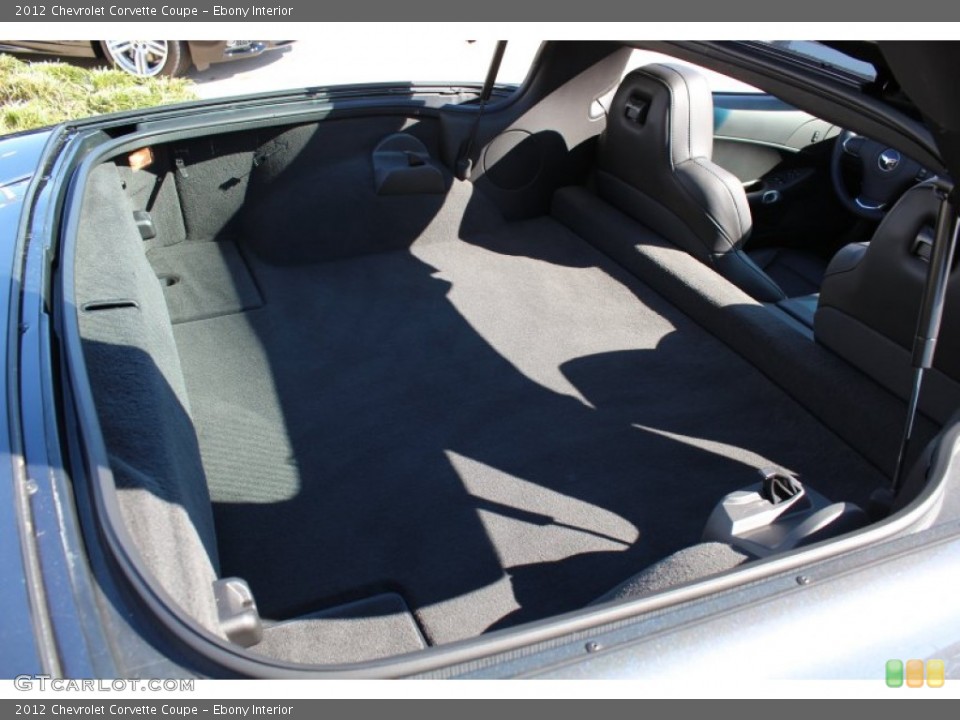 Ebony Interior Trunk for the 2012 Chevrolet Corvette Coupe #76092923