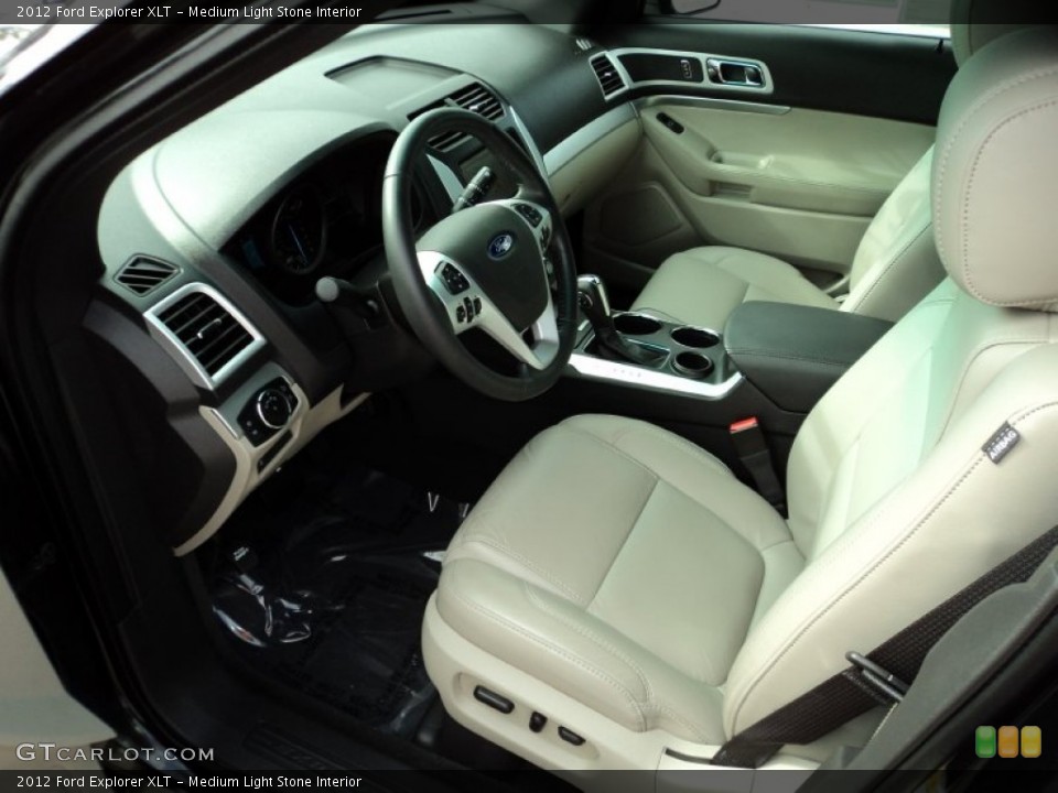 Medium Light Stone Interior Prime Interior for the 2012 Ford Explorer XLT #76093171