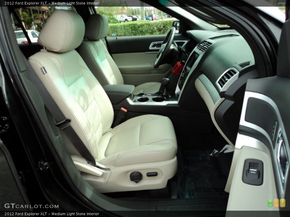 Medium Light Stone Interior Front Seat for the 2012 Ford Explorer XLT #76093226