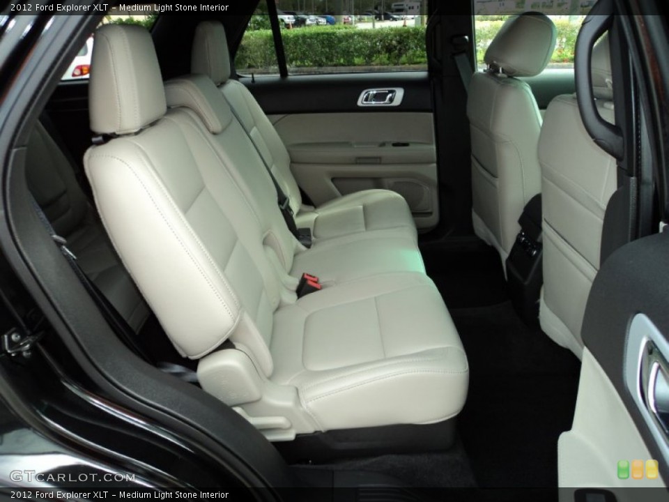 Medium Light Stone Interior Rear Seat for the 2012 Ford Explorer XLT #76093262