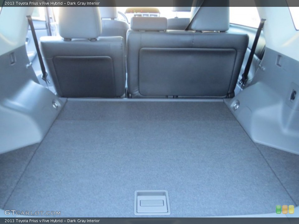 Dark Gray Interior Trunk for the 2013 Toyota Prius v Five Hybrid #76093268