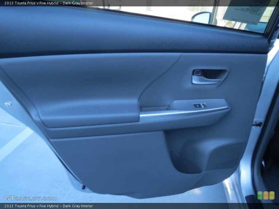 Dark Gray Interior Door Panel for the 2013 Toyota Prius v Five Hybrid #76093332