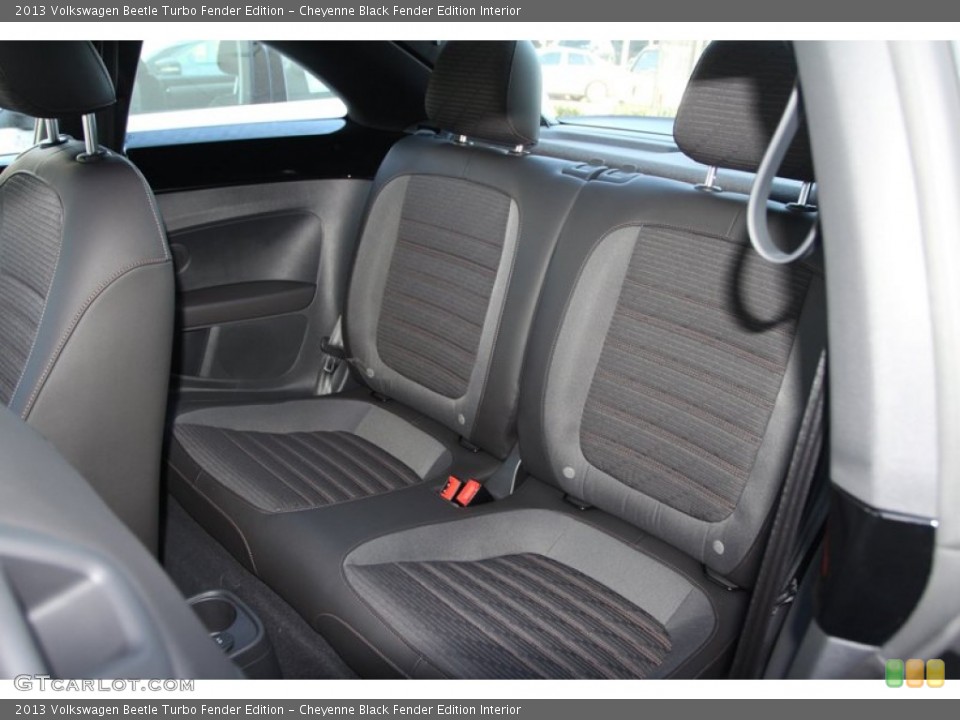 Cheyenne Black Fender Edition Interior Rear Seat for the 2013 Volkswagen Beetle Turbo Fender Edition #76094612