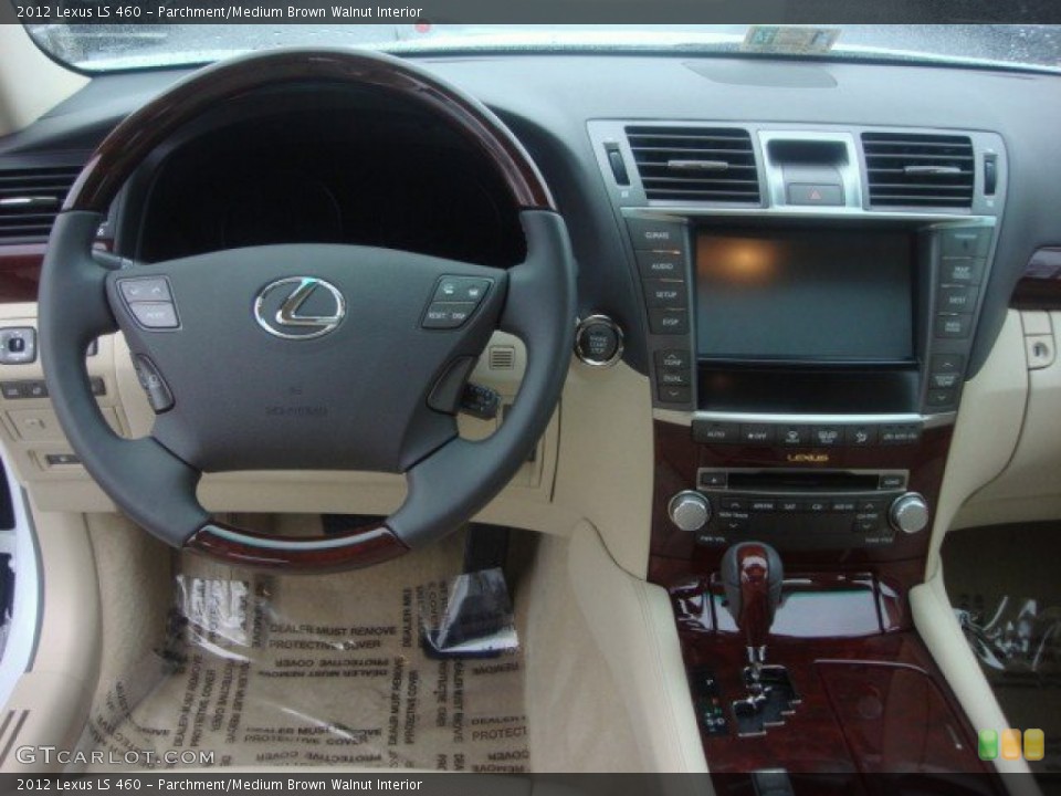 Parchment/Medium Brown Walnut Interior Dashboard for the 2012 Lexus LS 460 #76094936