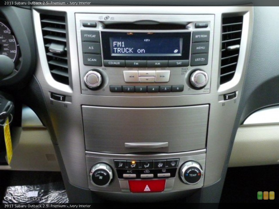 Ivory Interior Controls for the 2013 Subaru Outback 2.5i Premium #76096226