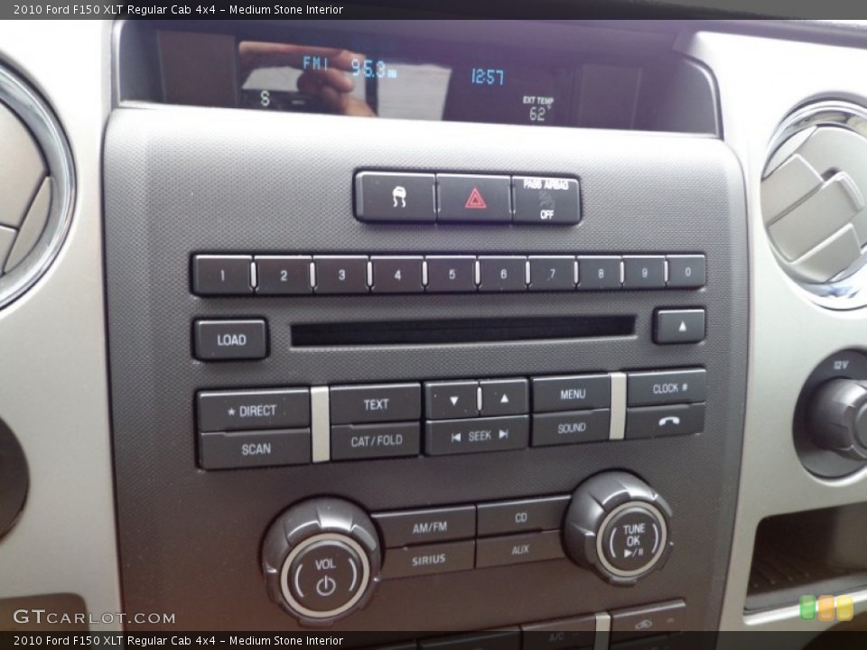 Medium Stone Interior Controls for the 2010 Ford F150 XLT Regular Cab 4x4 #76096454