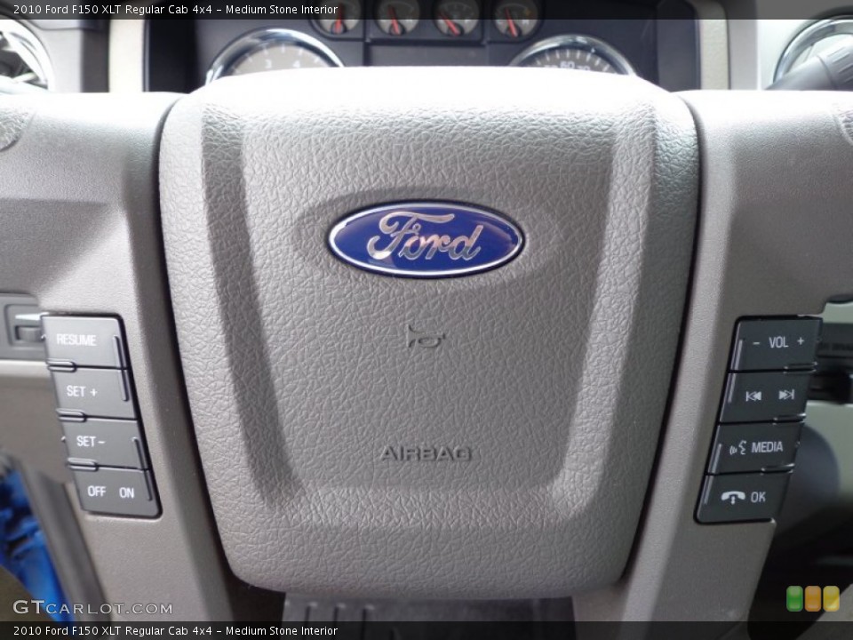 Medium Stone Interior Controls for the 2010 Ford F150 XLT Regular Cab 4x4 #76096511