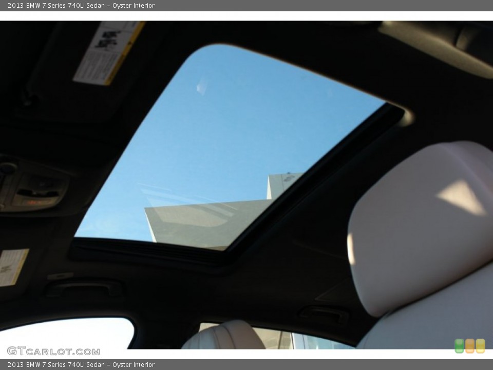 Oyster Interior Sunroof for the 2013 BMW 7 Series 740Li Sedan #76096785