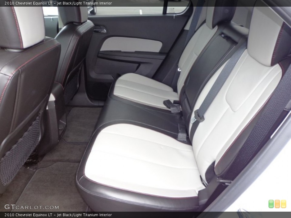 Jet Black/Light Titanium Interior Rear Seat for the 2010 Chevrolet Equinox LT #76097037