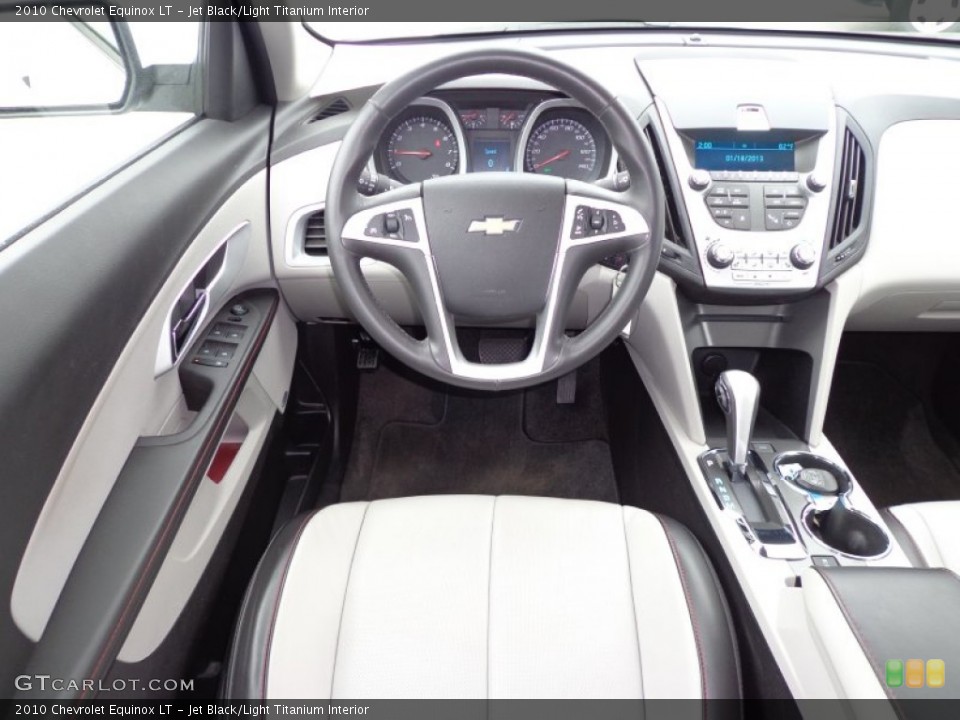Jet Black/Light Titanium Interior Photo for the 2010 Chevrolet Equinox LT #76097057