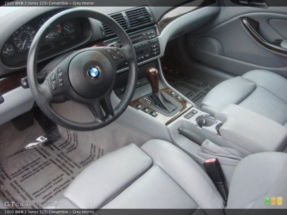 Grey Interior Prime Interior for the 2003 BMW 3 Series 325i Convertible #76098029