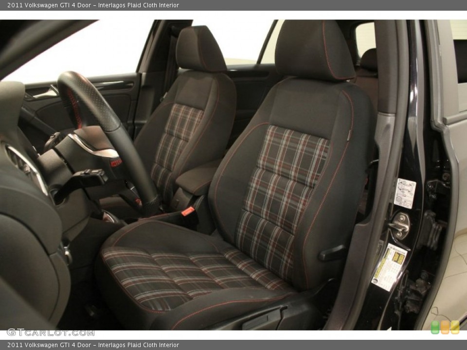 Interlagos Plaid Cloth Interior Photo for the 2011 Volkswagen GTI 4 Door #76098962