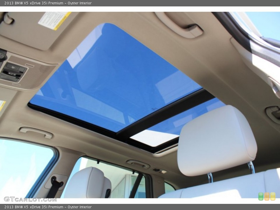 Oyster Interior Sunroof for the 2013 BMW X5 xDrive 35i Premium #76099133