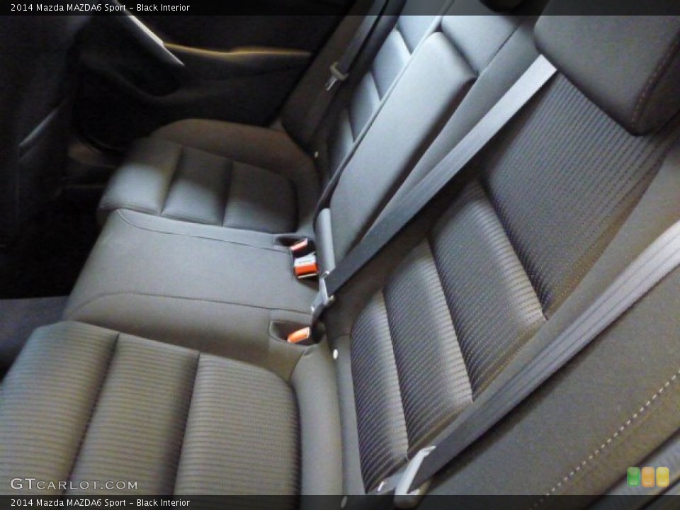 Black Interior Rear Seat for the 2014 Mazda MAZDA6 Sport #76100909