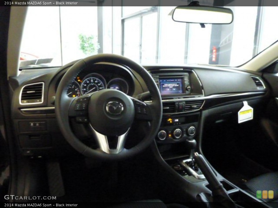 Black Interior Dashboard for the 2014 Mazda MAZDA6 Sport #76100924