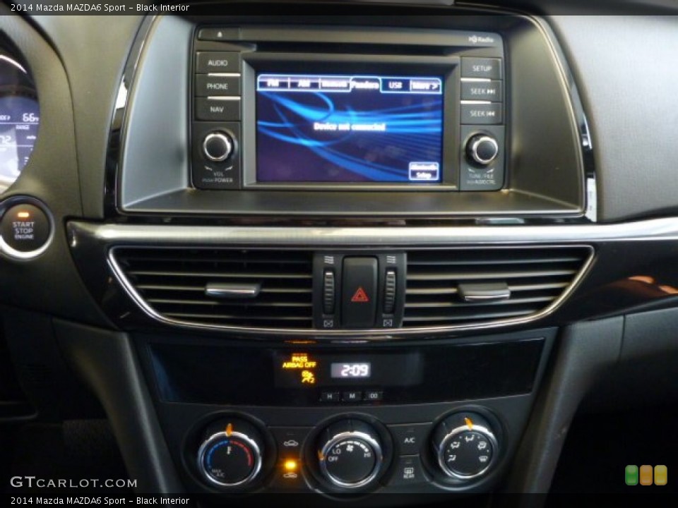 Black Interior Controls for the 2014 Mazda MAZDA6 Sport #76101029
