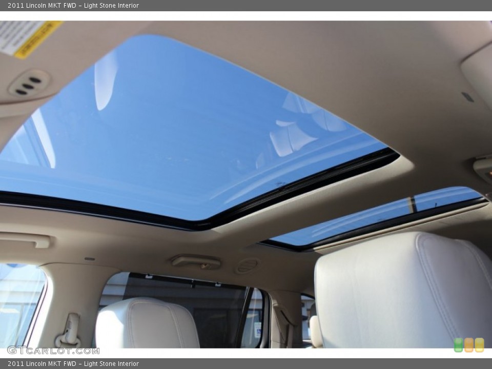 Light Stone Interior Sunroof for the 2011 Lincoln MKT FWD #76102222