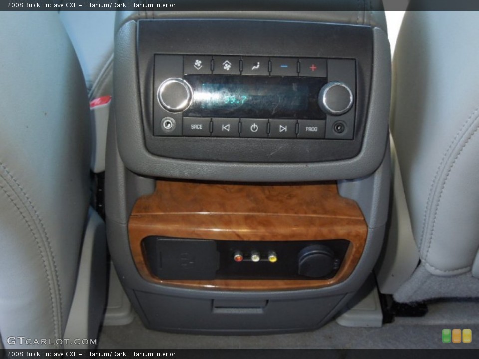Titanium/Dark Titanium Interior Controls for the 2008 Buick Enclave CXL #76102257
