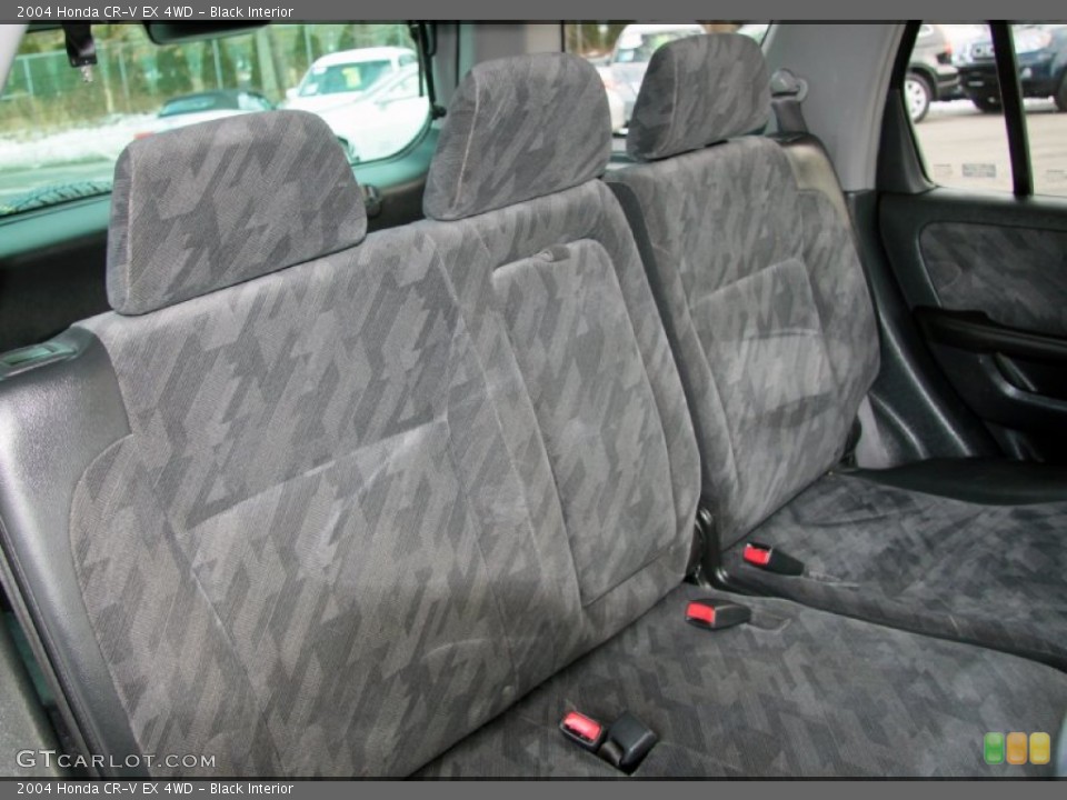 Black Interior Rear Seat for the 2004 Honda CR-V EX 4WD #76103383