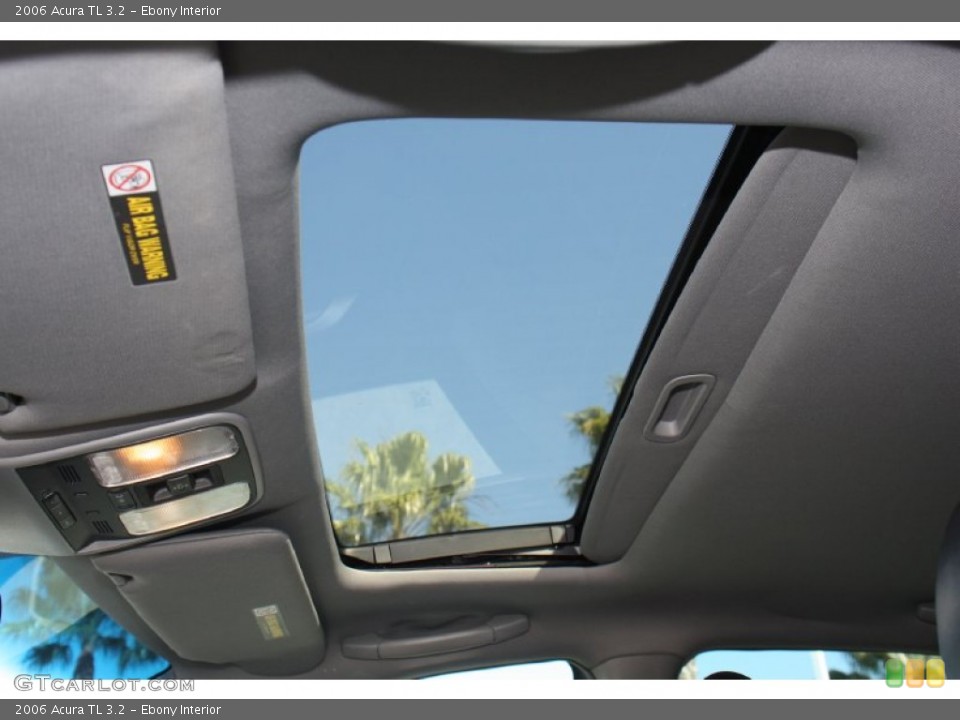 Ebony Interior Sunroof for the 2006 Acura TL 3.2 #76103411