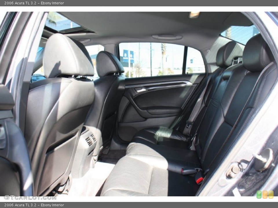 Ebony Interior Rear Seat for the 2006 Acura TL 3.2 #76103448
