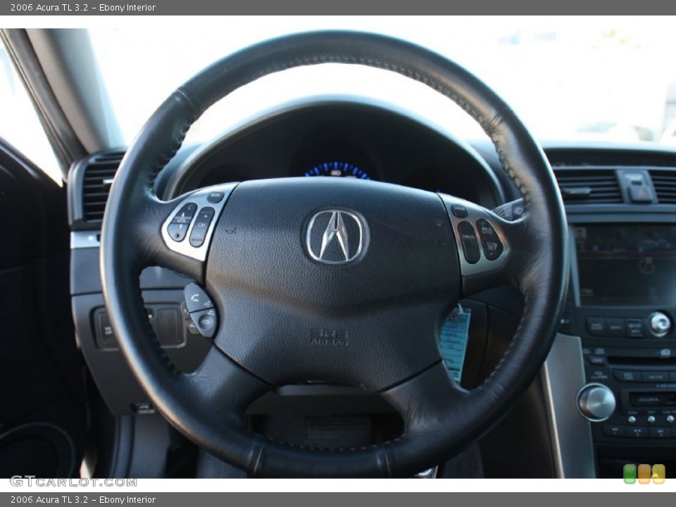 Ebony Interior Steering Wheel for the 2006 Acura TL 3.2 #76103636