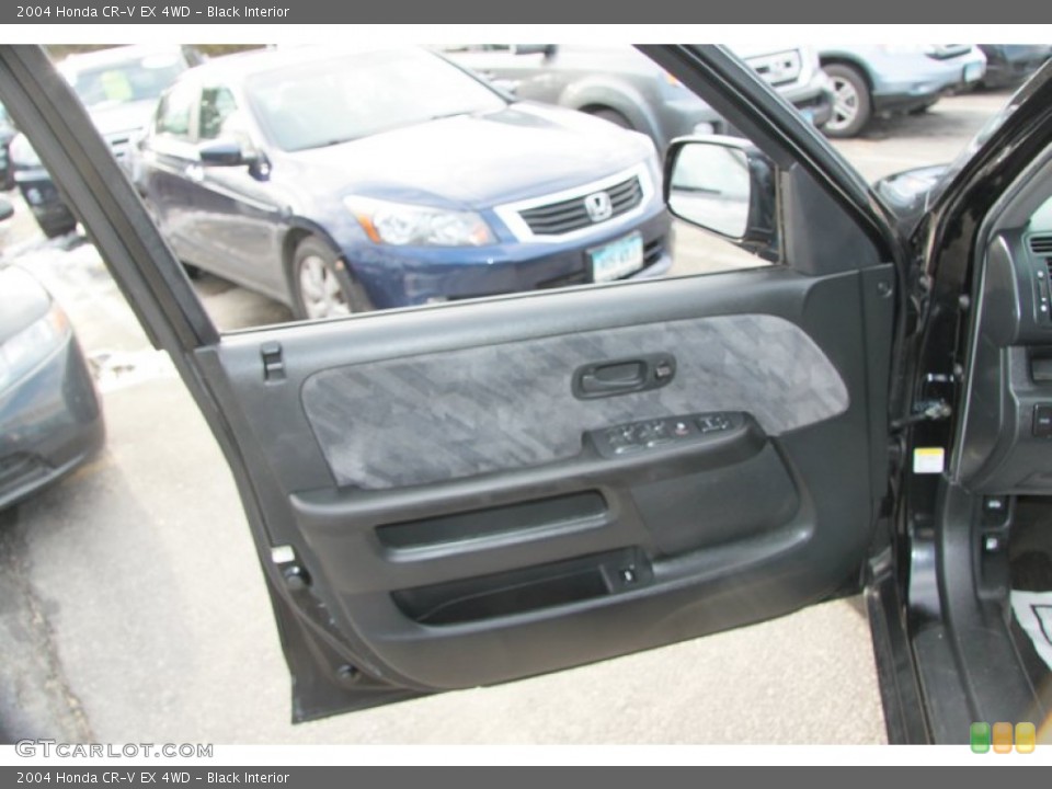 Black Interior Door Panel for the 2004 Honda CR-V EX 4WD #76103645