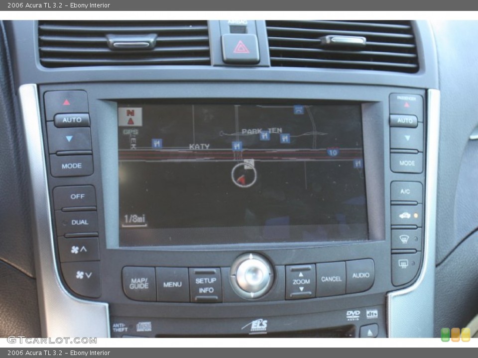 Ebony Interior Navigation for the 2006 Acura TL 3.2 #76103669